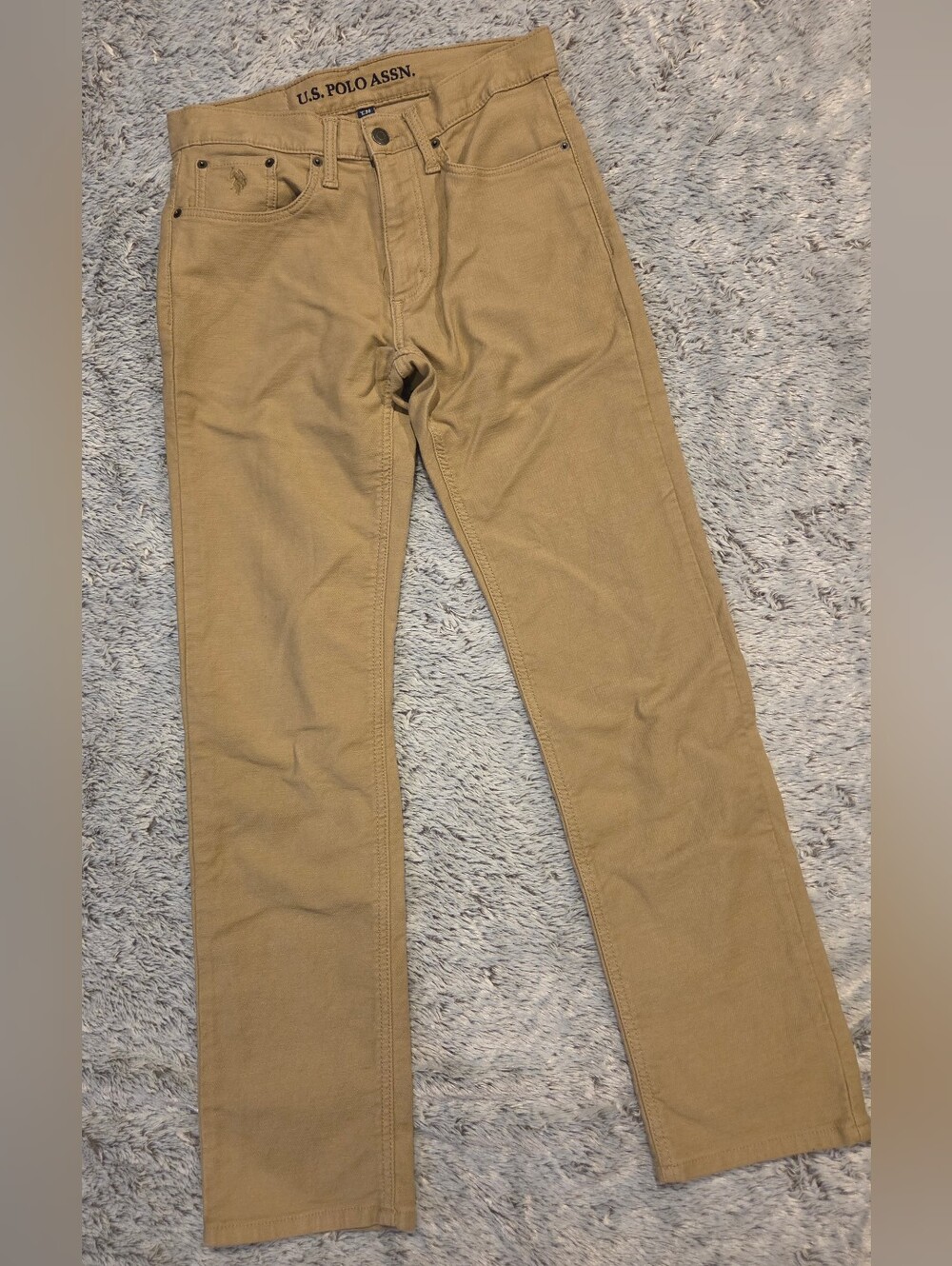 U.S. Polo Assn. Men's Tan Khaki Pants